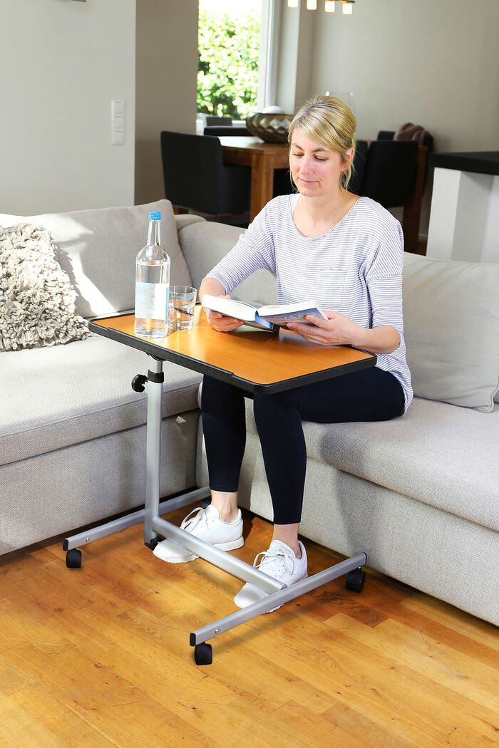 Höhenverstellbarer Komfort- und Betttisch BRAUN