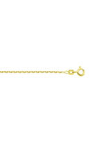 Diamantierte Ankerkette aus Gold 