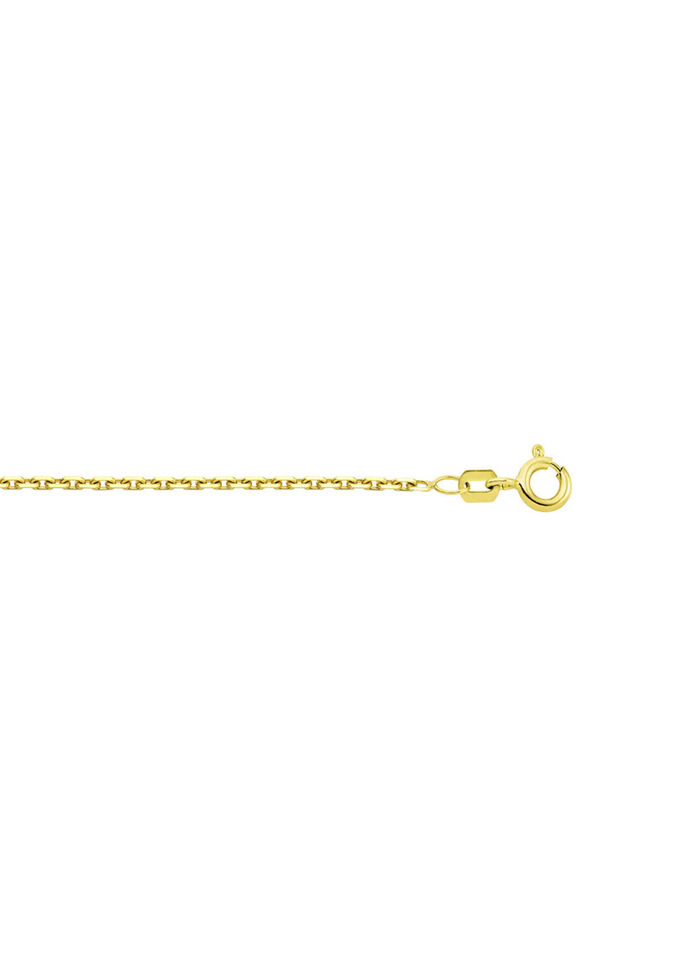 Diamantierte Ankerkette aus Gold 