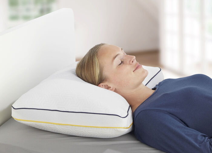 Kopfkissen mit Gelschaumflocken-F&uuml;llung 