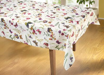 Fr&uuml;hlingshaft bedruckte Tisch- und Raumdekoration 