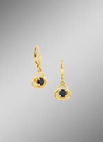 Ohrringe mit echten Safiren 