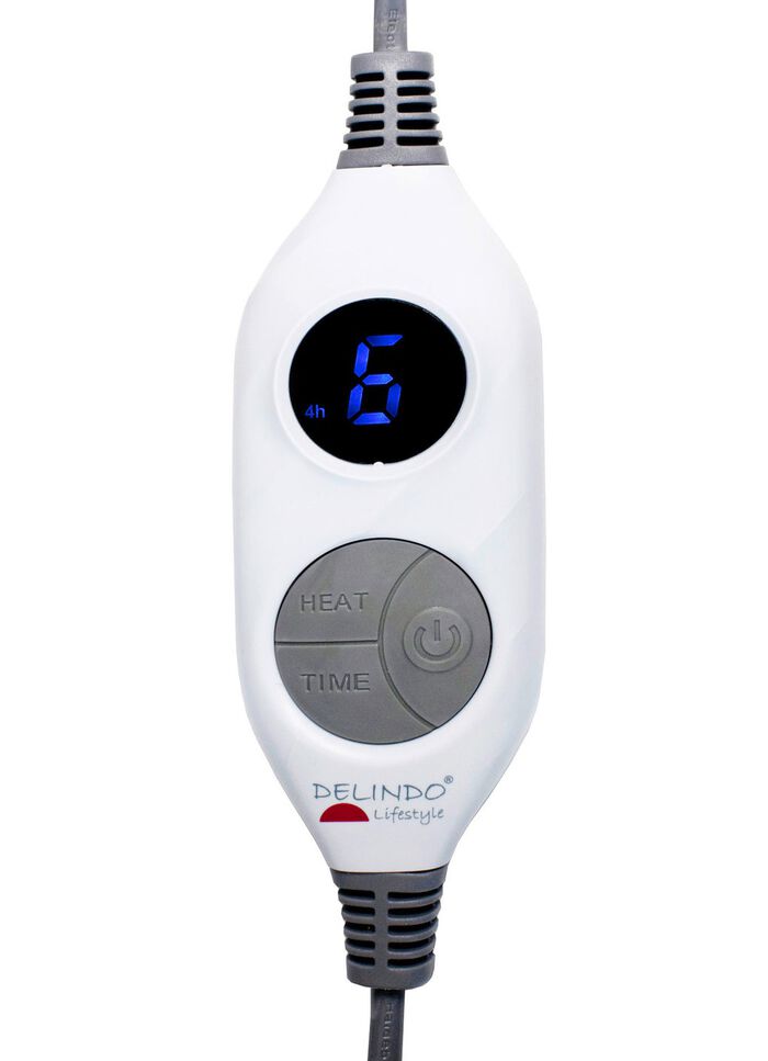 XXL-Heizdecke in Lammfell-Optik BEIGE