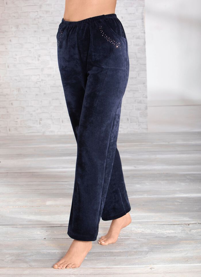 Hose mit Strasssteinzier MARINE