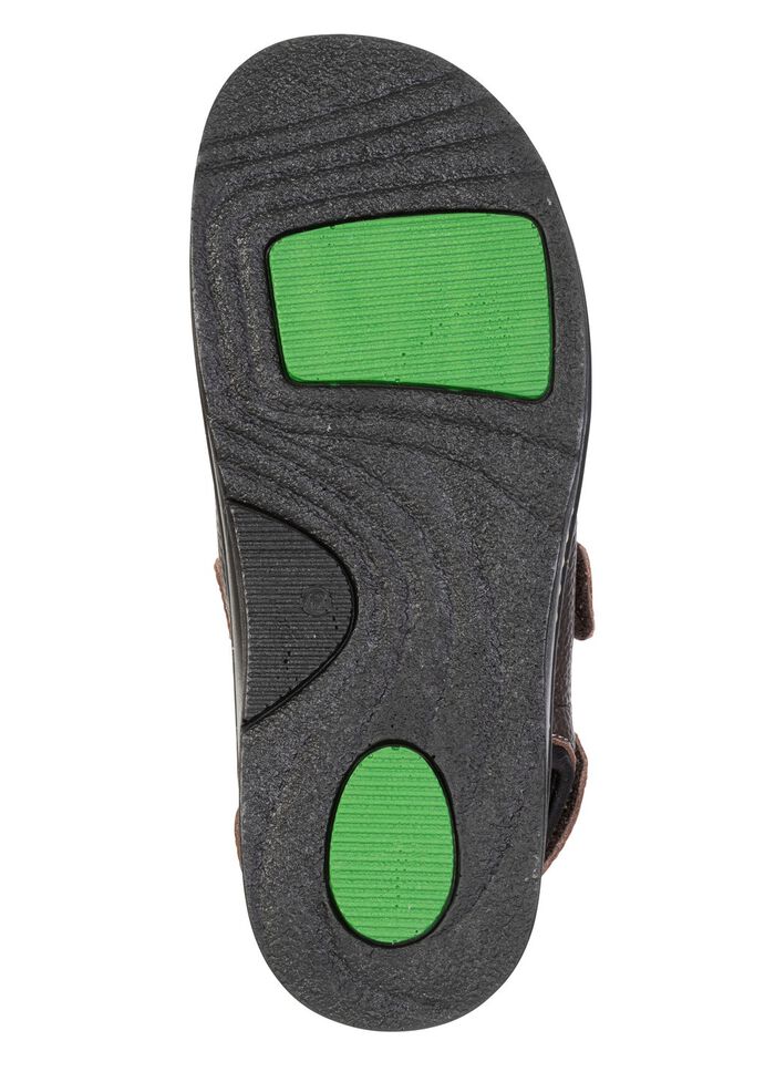 Mubb, klassische Herren-Sandalen, Weite H, mit herausnehmbarem Fu&szlig;bett 