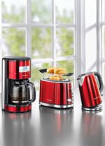 Grundig Fr&uuml;hst&uuml;cksserie aus hochwertig lackiertem Edelstahl 