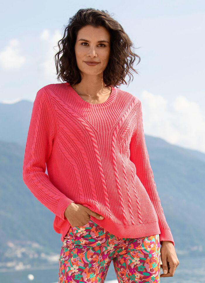 Pullover mit nachhaltig recycelter Baumwolle 