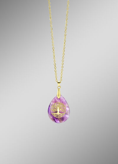 Anhänger mit echt Amethyst 