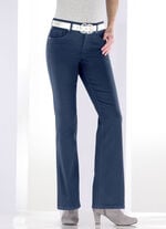 Magic-Jeans mit modisch weiterem Beinverlauf JEANSBLAU