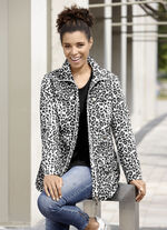 Jacke mit trendgenauem Raubtierfell-Dessin 