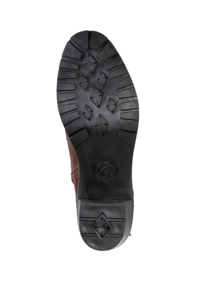 ELENA EDEN Schn&uuml;r-Stiefelette mit Zierschnalle MARONE