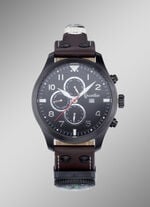 Sportliche Outdoor-Herrenuhr mit LED-Taschenlampe 