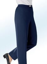 Hose mit Metallzier am Bund in 8 Farben MARINE