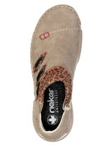 Rieker, trendige Damen-Boots, Winterschuhe, mit Reißverschluss TAUPE-BRAUN