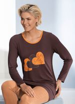 Shirt mit Motiv-Druck in 2 Farben 