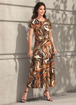 Rock mit breiter Passe 