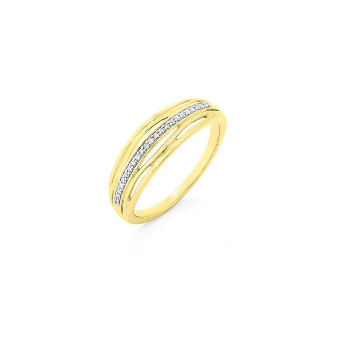 Wundersch&ouml;ner Damenring mit Diamanten 