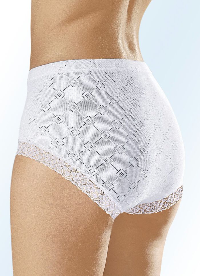 Fünferpack Slips mit Gummizug im Bund 