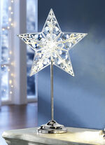 LED-Sternleuchte mit Ständer aus Metall 