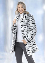 Longjacke aus kuscheligem Kunstpelz 