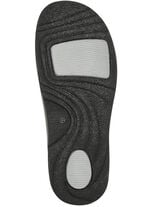 Mubb Pantolette mit seitlich eingesetzten Gummiz&uuml;ge NATURBRAUN