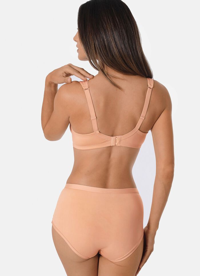 Sassa Zweierpack Slips mit jacquarddessinierten T&uuml;lleins&auml;tzen 