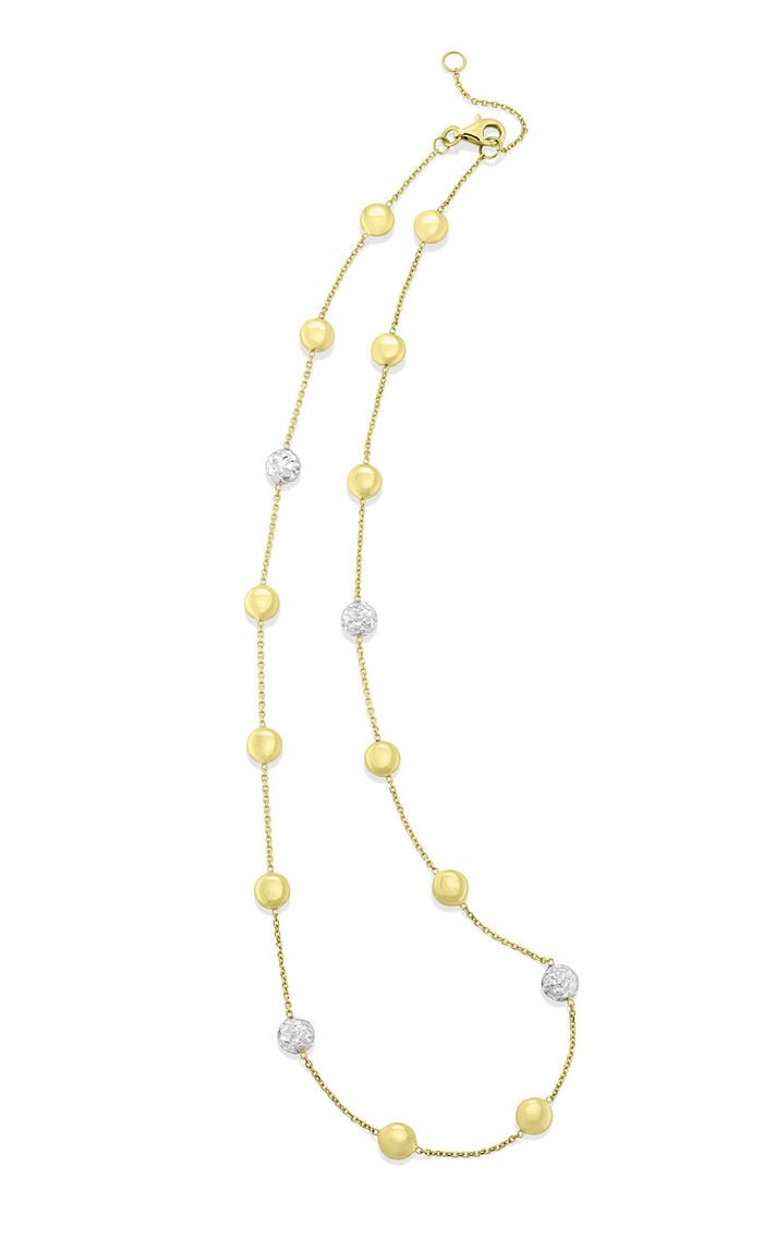 Bezaubernde Halskette in Bicolor 