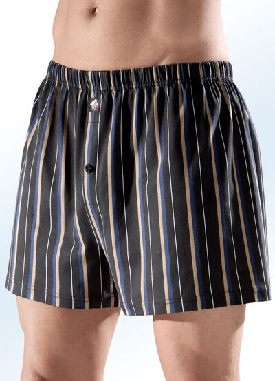 Viererpack Boxershorts mit Streifendessin 