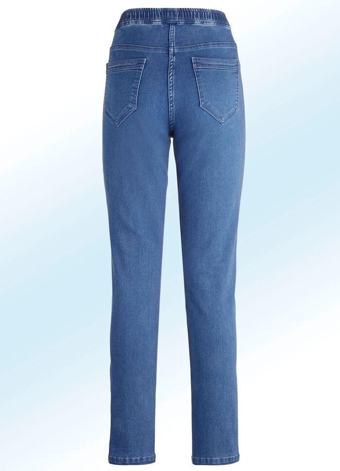 Jeans in Schlupfform JEANSBLAU