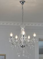 Imposanter Kronleuchter, 5-flammig 