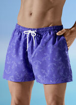 Badeshorts mit Seitentaschen, Microfaser 