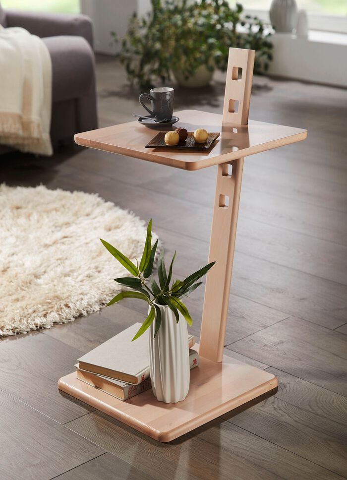 Beistelltisch mit h&ouml;henverstellbarer Tischplatte 