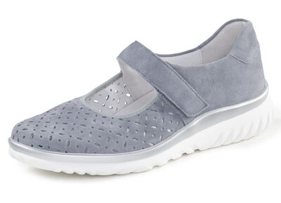 ELENA EDEN Spangenschuh aus Veloursleder mit luftigen Durchbrüchen 