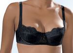 Susa Dirndl-BH mit Au&szlig;entr&auml;gern SCHWARZ