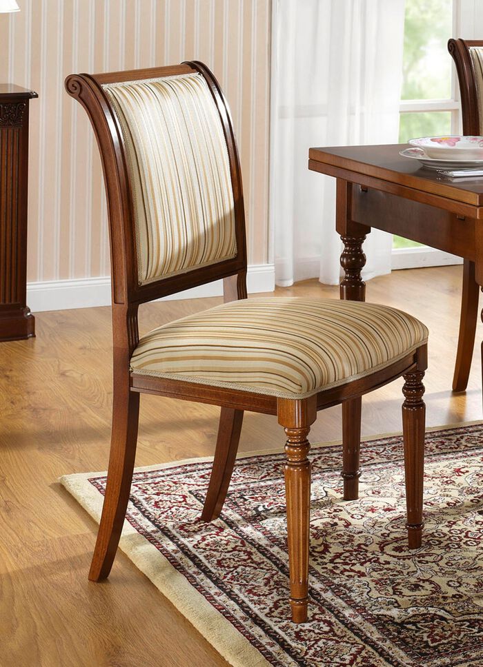 Esszimmerm&ouml;bel mit Federkern und Schaumstoffpolsterung BEIGE-GESTREIFT