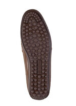 GINO GALANTE, leichte Herren-Slipper, mit Gummizug COGNAC-BRAUN