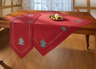 Tisch- und Raumdekoration mit Glitzergarn 