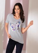 Shirt mit dekorativem Schmetterlingsdruck 