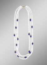 Halskette mit Süsswasser-Zuchtperlen 