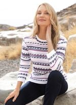 Pullover in Ringeldessin 