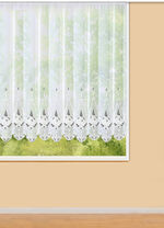 Blumenfenster-Store mit Universalschienenband 