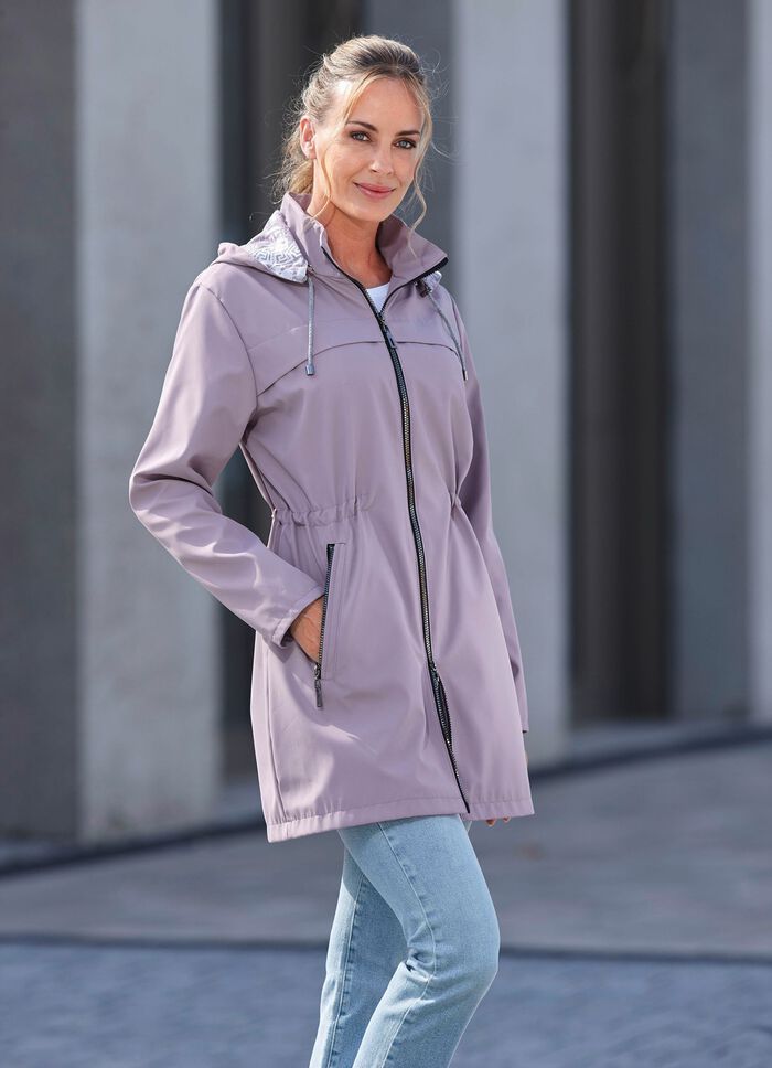 Longjacke mit abnehmbarer Kapuze ROSENHOLZ