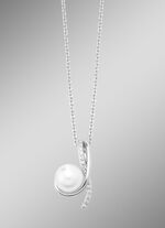 Anhänger mit Süßwasser-Zuchtperle und synth. Zirkonia 