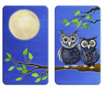 Herdabdeckplatten mit Nachteulen-Motiv, 2er-Set 