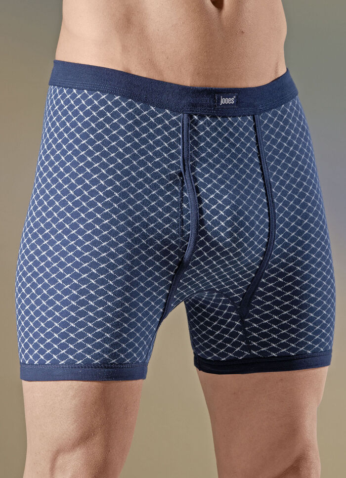 Viererpack Unterhosen, allover dessiniert 