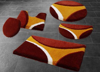 Badgarnitur mit rutschhemmendem TPR-Rücken 