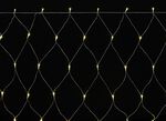 LED-Lichternetz mit warmwei&szlig;em Licht 