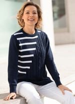 Pullover in Mustermix 