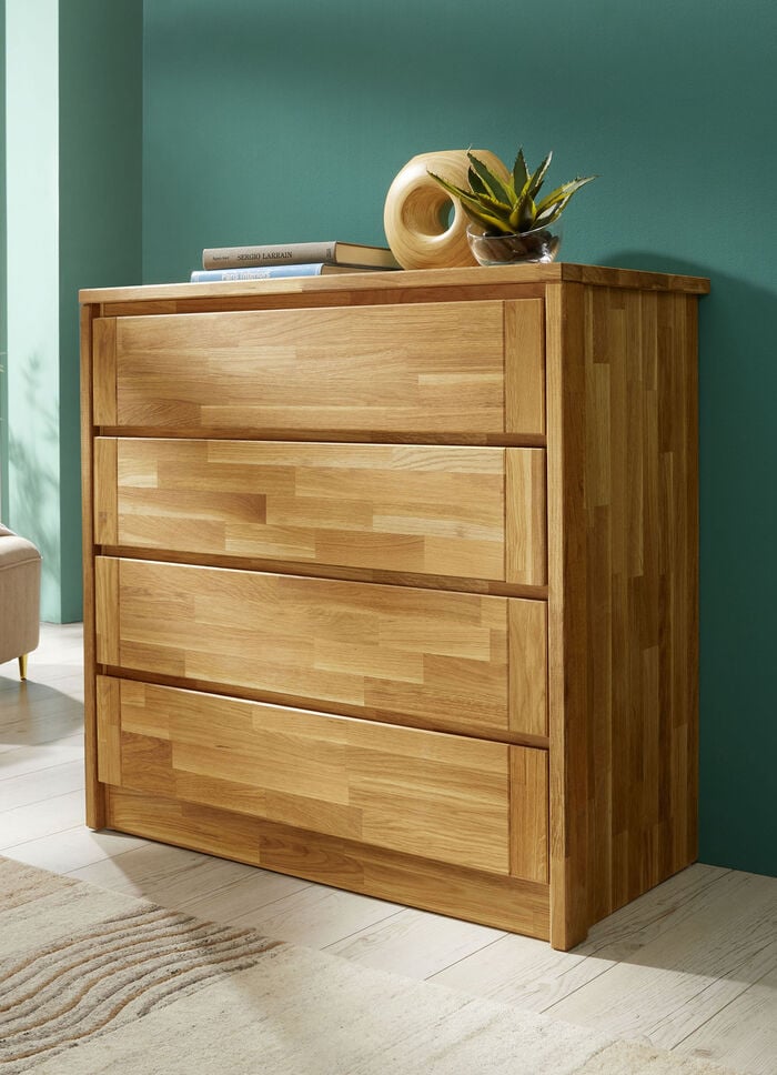 Kommodenserie aus Massivholz mit  Soft-Close 