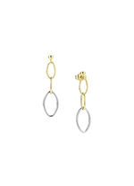 Ohrstecker: Moderne Eleganz in Bicolor 